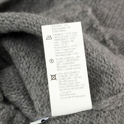 【中古】フェデーリ FEDELI ウールカシミヤナイロン クルーネック プルオーバーニット グレー【 48 】【 状態ランクA 】【 メンズ 】