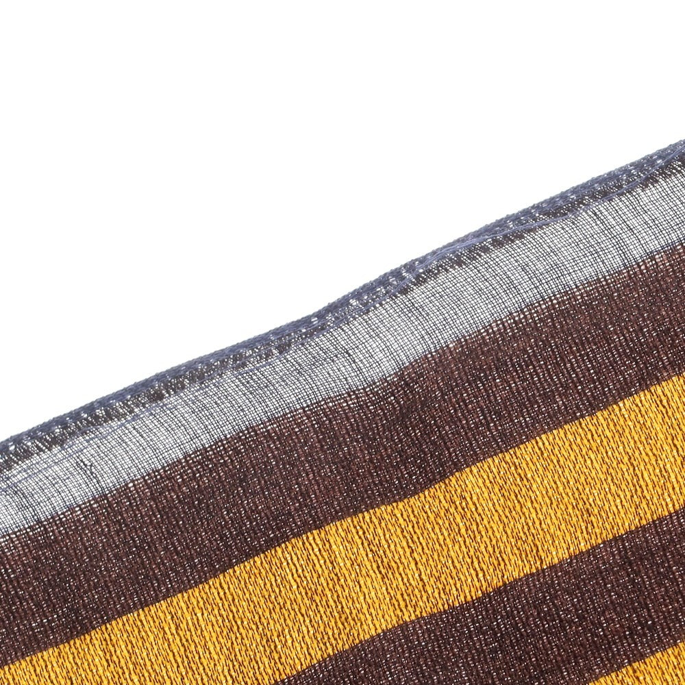 【中古】コーチ COACH ウールレーヨン ストール ブラウン系xモスグリーン【 状態ランクC 】【 メンズ 】