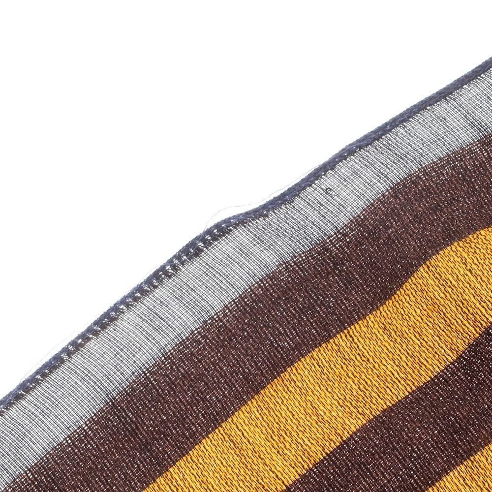 【中古】コーチ COACH ウールレーヨン ストール ブラウン系xモスグリーン【 状態ランクC 】【 メンズ 】