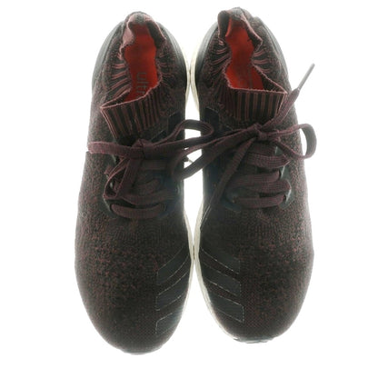 【中古】アディダス adidas ニットアッパー スニーカー パープルxブラック【サイズ27cm】【 状態ランクC 】【 メンズ 】 [BPD]