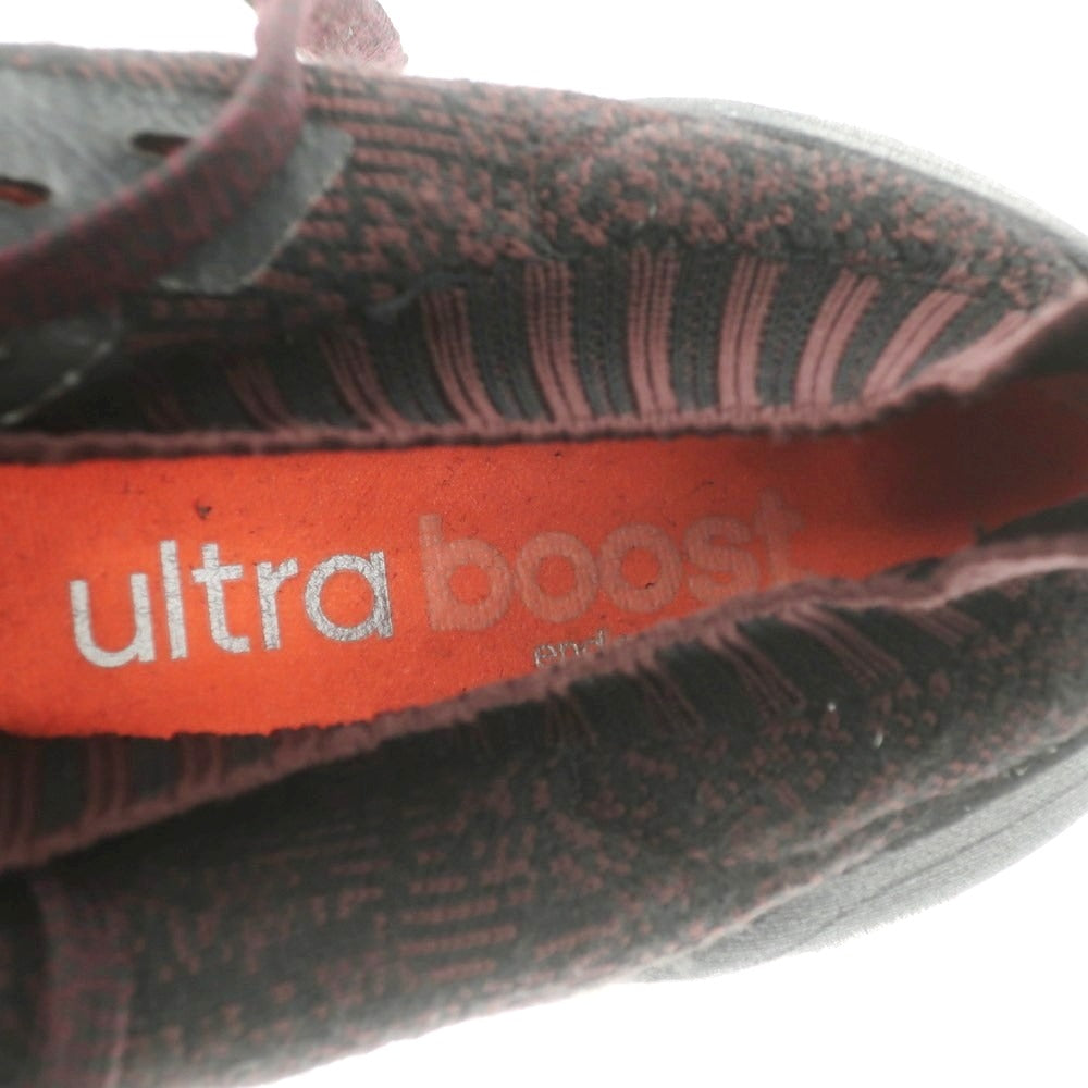 【中古】アディダス adidas ニットアッパー スニーカー パープルxブラック【サイズ27cm】【 状態ランクC 】【 メンズ 】 [BPD]