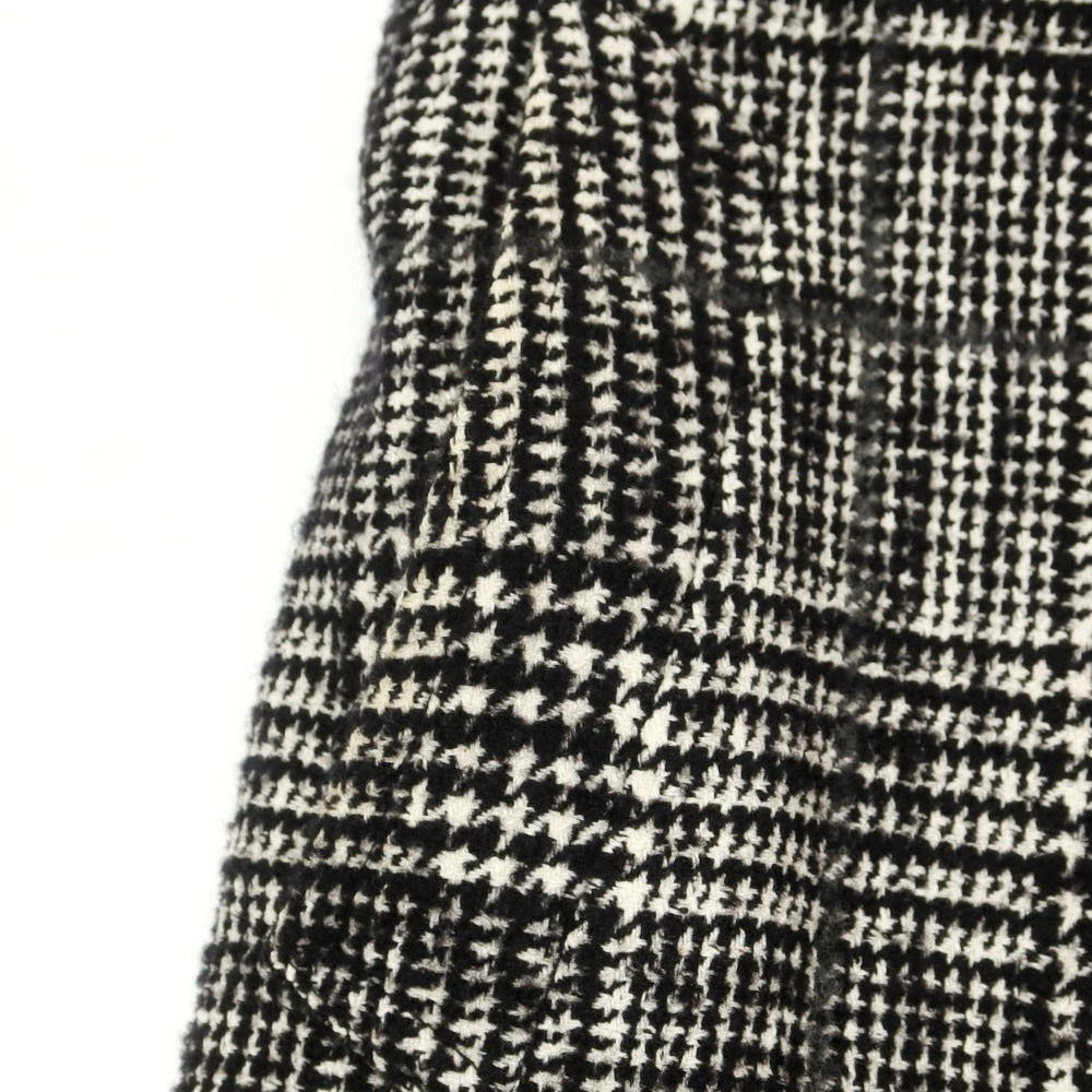 【中古】タリアトーレ TAGLIATORE コットンウール チェック ダブルブレストコート ブラックxホワイト【 42 】【 状態ランクC 】【 メンズ 】