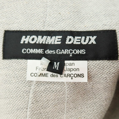 【中古】コムデギャルソン オムドゥ COMME des GARCONS HOMME DEUX 2025年春夏 コットン スウェット サルエルパンツ ライトグレー【サイズM】【 状態ランクA 】【 メンズ 】