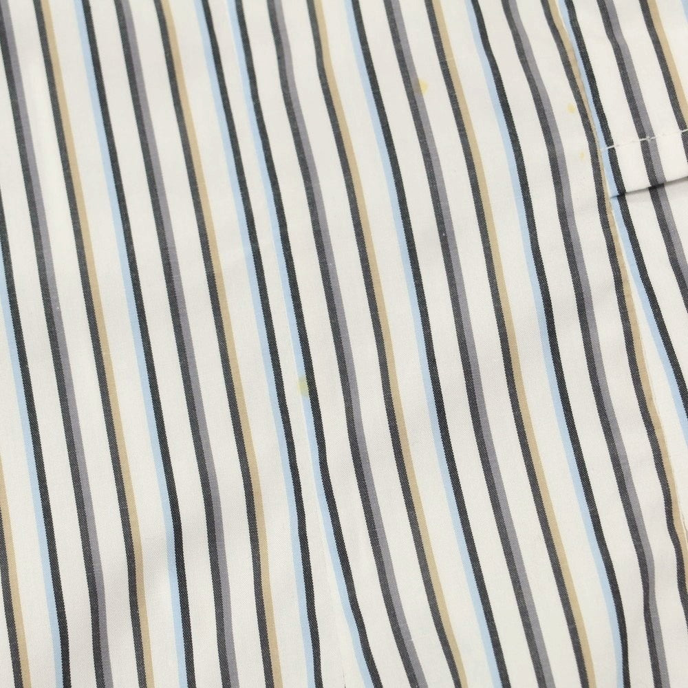 【中古】キココスタディノフ KIKO KOSTADINOV コットン ストライプ 2B カジュアルジャケット ホワイト【 46 】【 状態ランクA 】【 メンズ 】