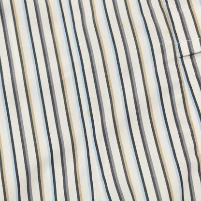 【中古】キココスタディノフ KIKO KOSTADINOV コットン ストライプ 2B カジュアルジャケット ホワイト【 46 】【 状態ランクA 】【 メンズ 】