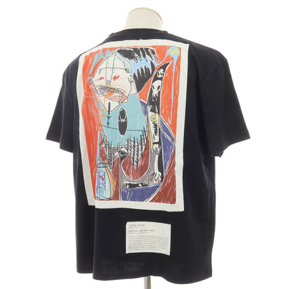 【中古】チャールズジェフリーラバーボーイ Charles Jeffrey LOVERBOY コットン クルーネック 半袖Ｔシャツ ブラック【サイズS】【 状態ランクA 】【 メンズ 】