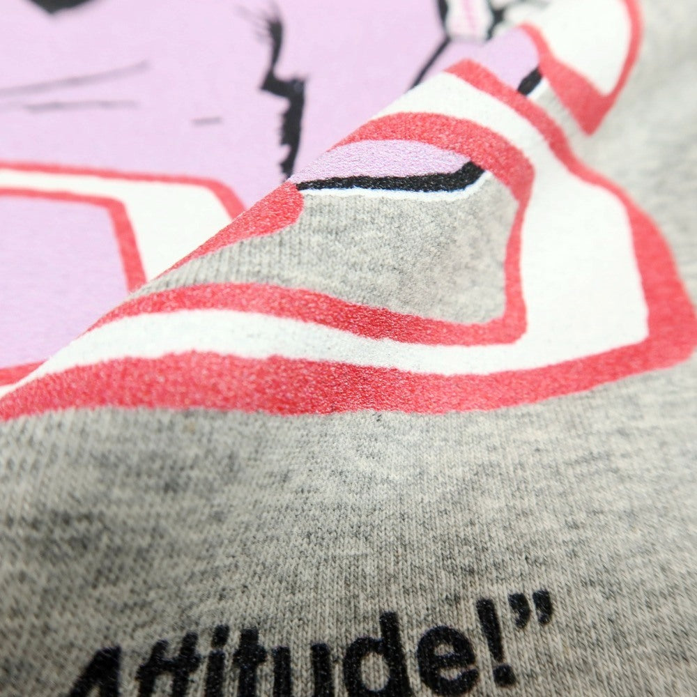 【中古】バイアスドッグス BIAS DOGS コットン クルーネック 半袖Ｔシャツ グレー【サイズL】【 状態ランクA 】【 メンズ 】