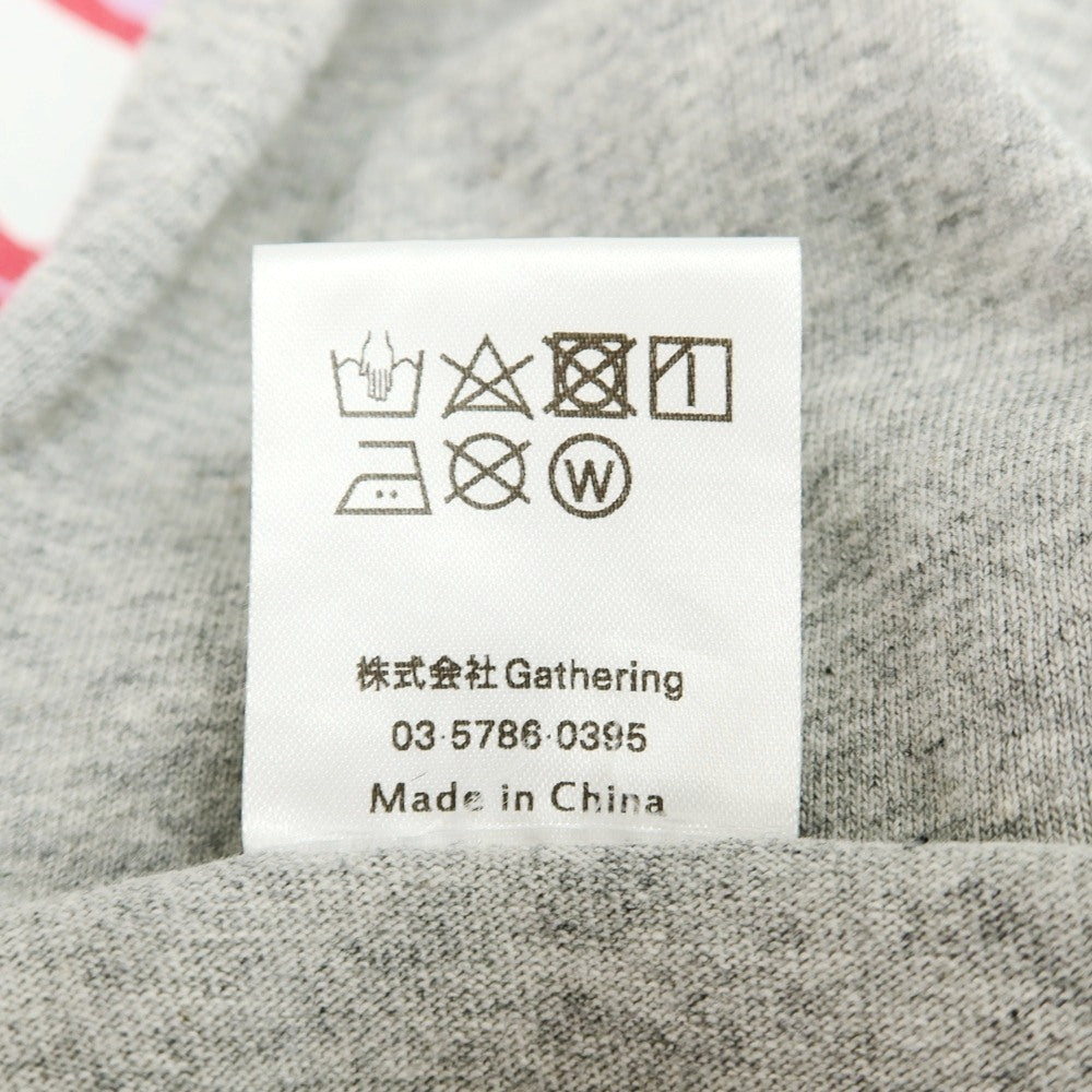 【中古】バイアスドッグス BIAS DOGS コットン クルーネック 半袖Ｔシャツ グレー【サイズL】【 状態ランクA 】【 メンズ 】