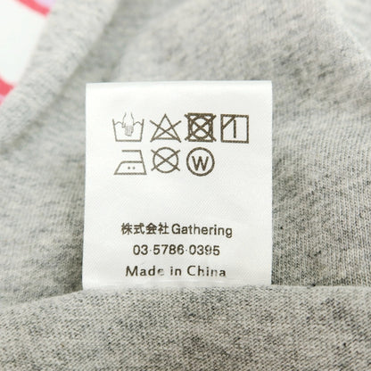 【中古】バイアスドッグス BIAS DOGS コットン クルーネック 半袖Ｔシャツ グレー【サイズL】【 状態ランクA 】【 メンズ 】