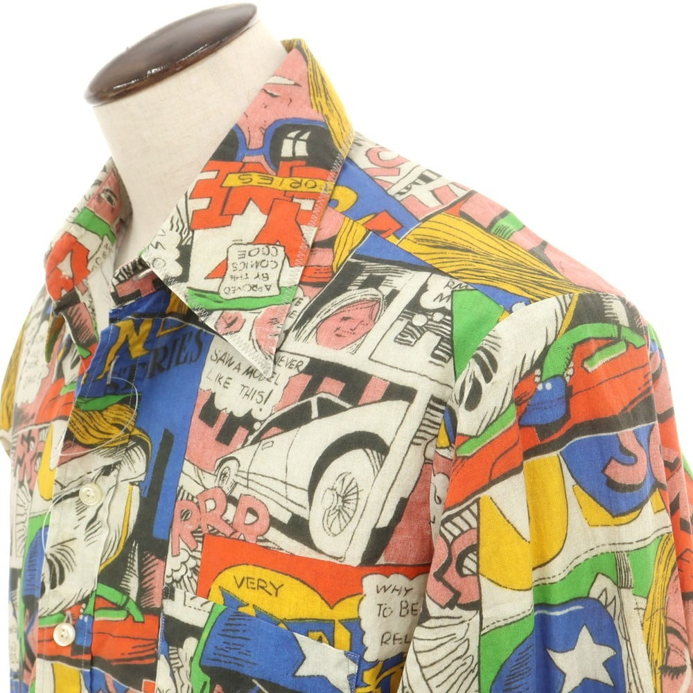 【中古】イー アール エル ERL 2025年春夏 コットン カジュアルシャツ マルチカラー【 XL 】【 状態ランクA 】【 メンズ 】