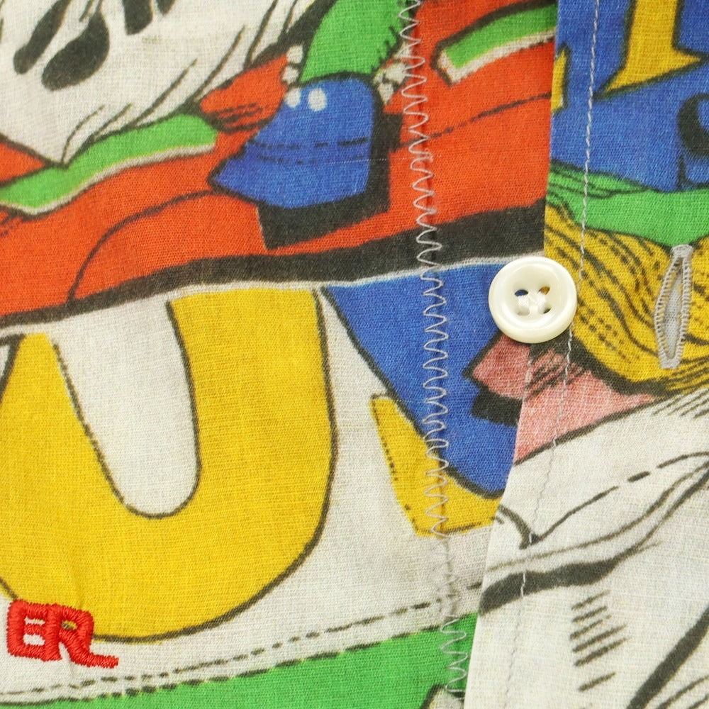 【中古】イー アール エル ERL 2025年春夏 コットン カジュアルシャツ マルチカラー【 XL 】【 状態ランクA 】【 メンズ 】