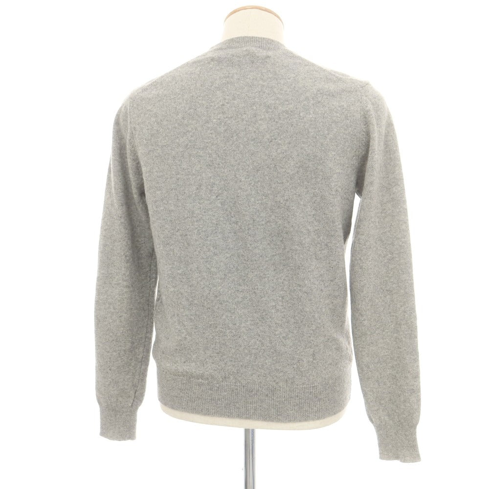 【中古】プレイコムデギャルソン PLAY COMME des GARCONS ウール クルーネック カーディガン グレー【 S 】【 状態ランクC 】【 ユニセックス 】