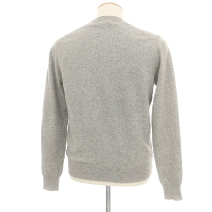 【中古】プレイコムデギャルソン PLAY COMME des GARCONS ウール クルーネック カーディガン グレー【 S 】【 状態ランクC 】【 ユニセックス 】