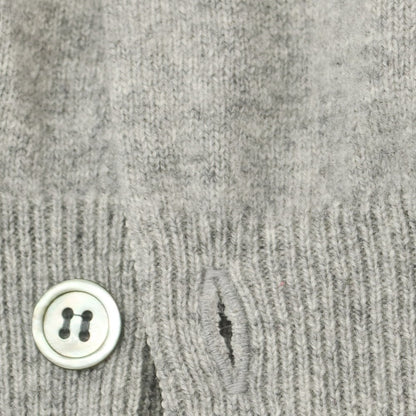 【中古】プレイコムデギャルソン PLAY COMME des GARCONS ウール クルーネック カーディガン グレー【 S 】【 状態ランクC 】【 ユニセックス 】