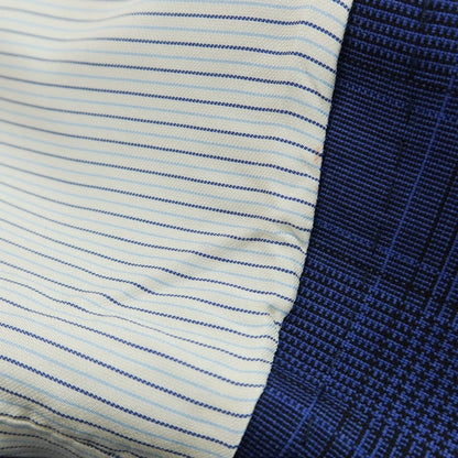 【中古】エルビーエム1911 L.B.M.1911 ウール チェック 2B テーラードジャケット ブルーネイビー【 44 】【 状態ランクC 】【 メンズ 】