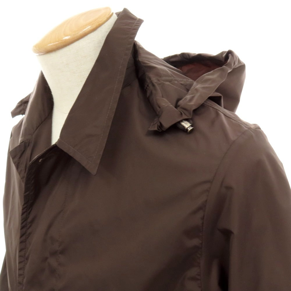 【中古】シーラップ Sealup ナイロンポリウレタン ステンカラーコート ダークブラウン【 44 】【 状態ランクC 】【 メンズ 】