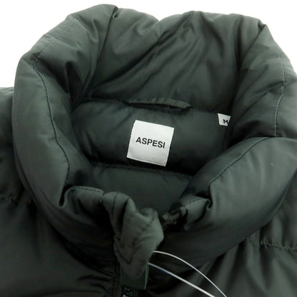 【中古】アスペジ ASPESI ナイロン ダウンベスト グリーン【 M 】【 状態ランクC 】【 メンズ 】