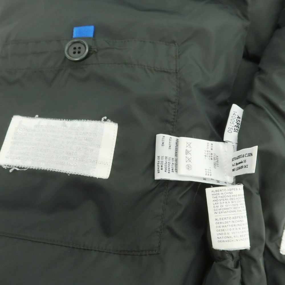 【中古】アスペジ ASPESI ナイロン ダウンベスト グリーン【サイズM】【 状態ランクC 】【 メンズ 】 [CPD]
