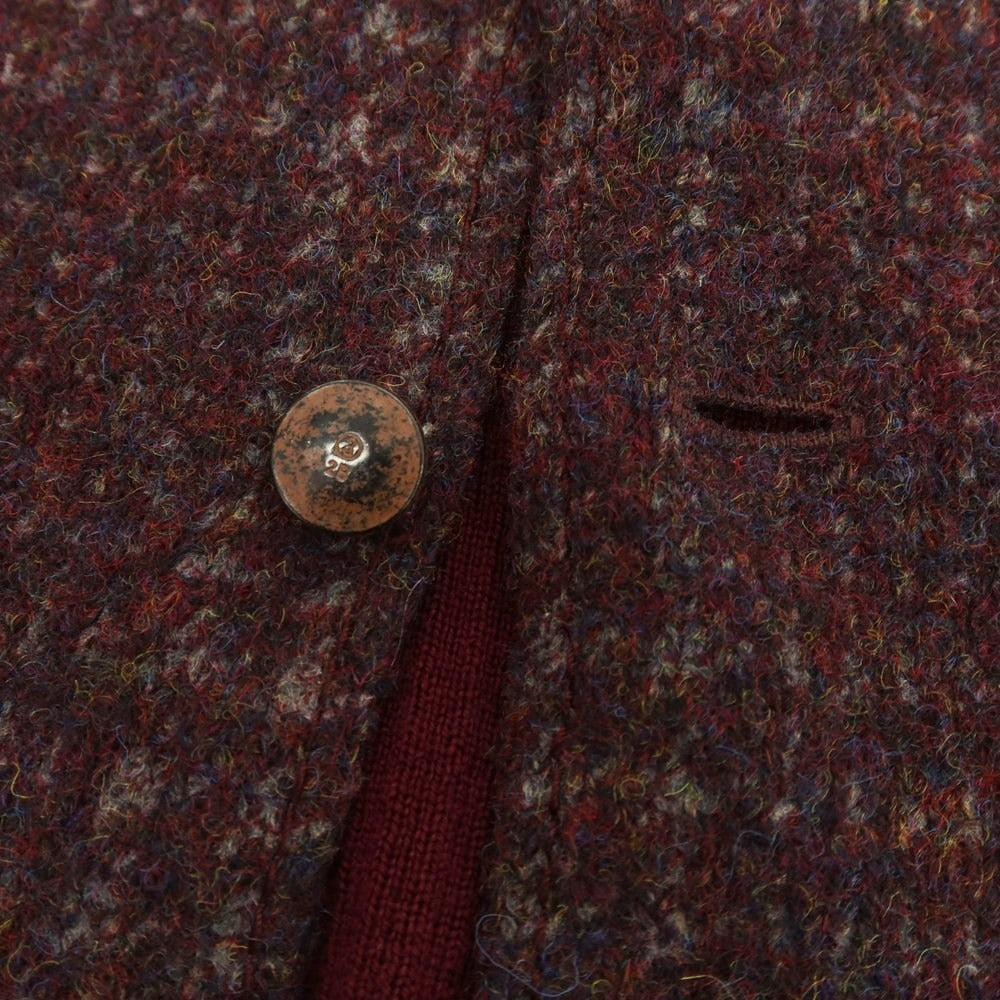 【中古】ヴェルト VERTO ウール カジュアル系ジレ ワインレッド【 S 】【 状態ランクB 】【 メンズ 】