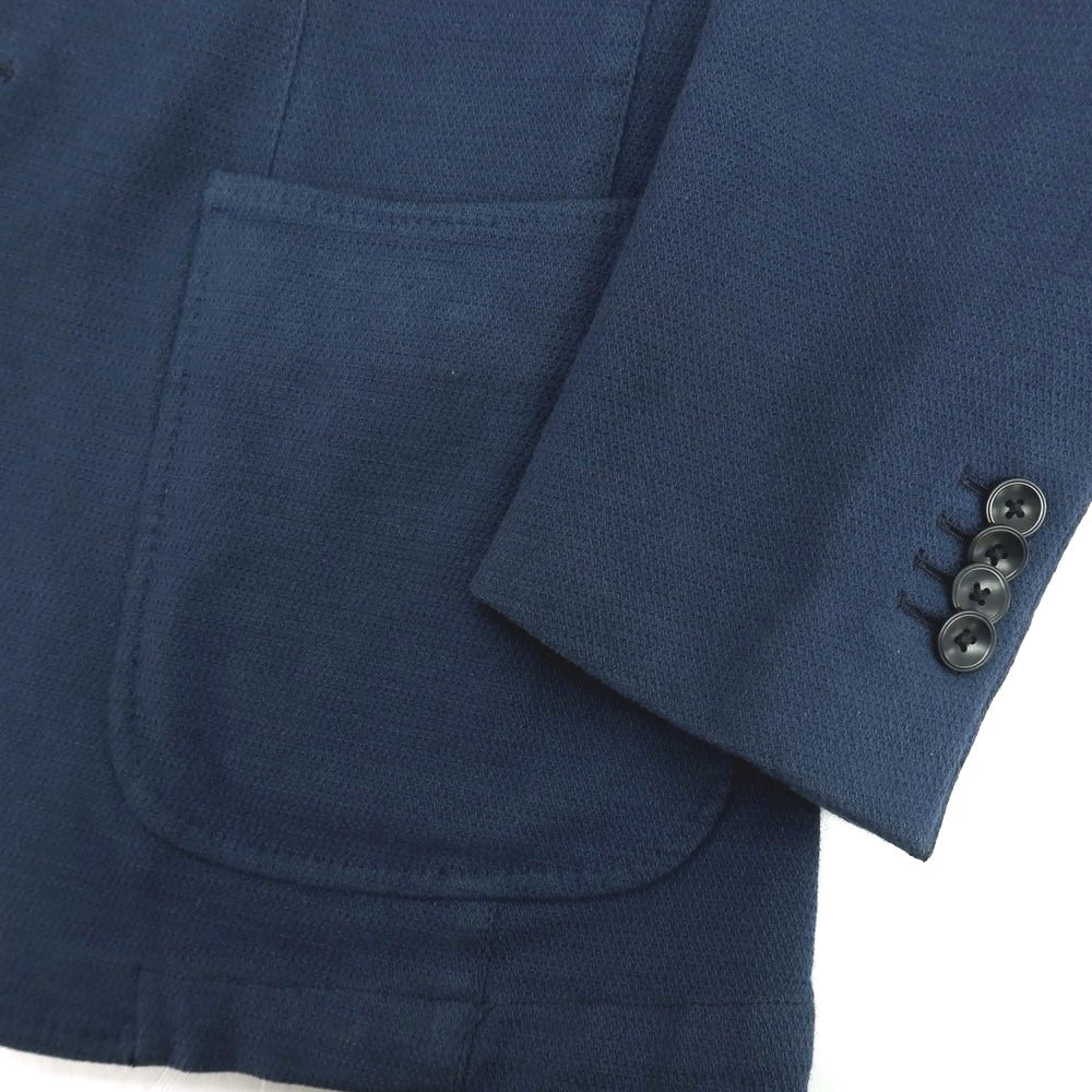 【中古】リングヂャケット RING JACKET New Balloon ストレッチ コットン 3B テーラードジャケット ネイビー【 44 】【 状態ランクC 】【 メンズ 】