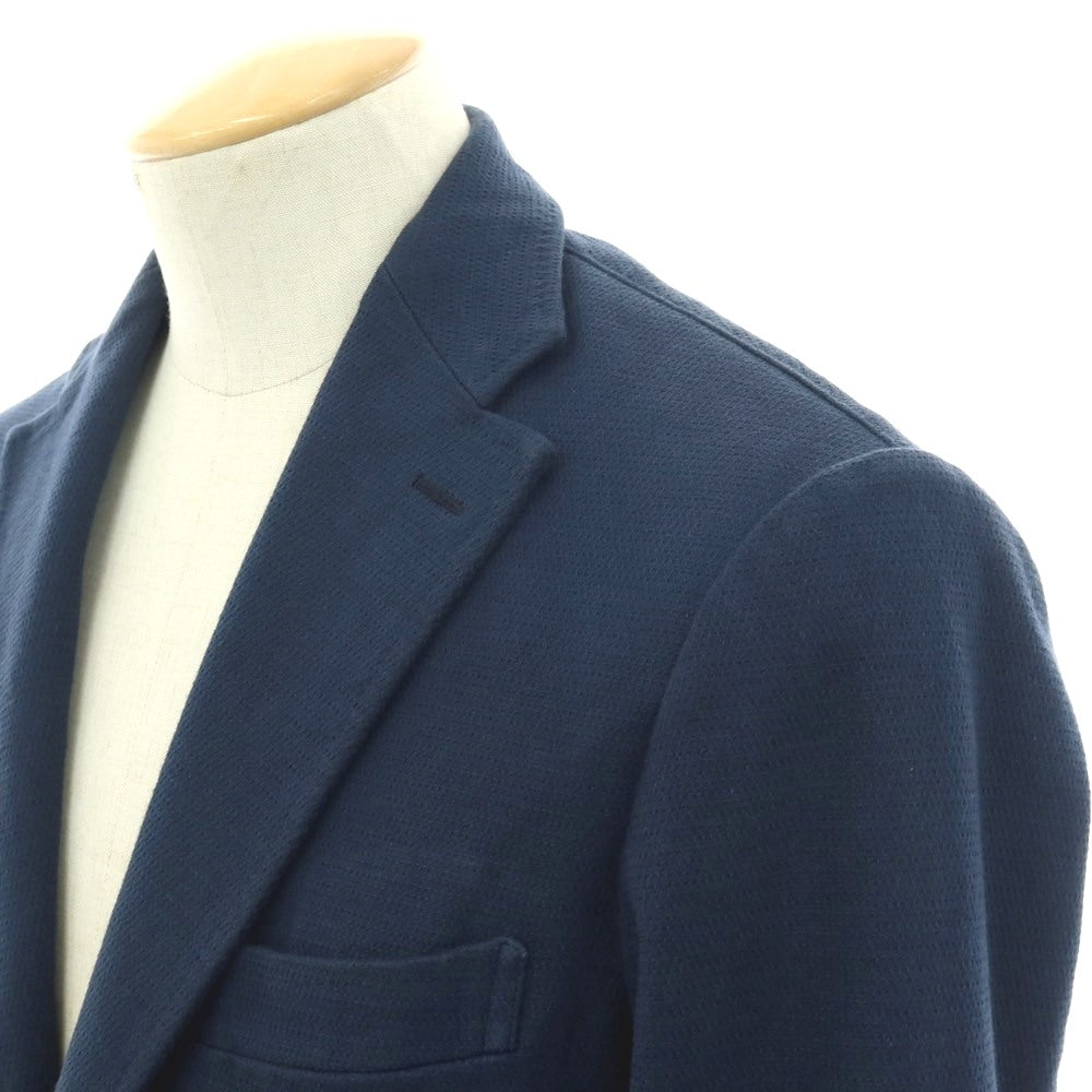 【中古】リングヂャケット RING JACKET New Balloon ストレッチ コットン 3B テーラードジャケット ネイビー【 44 】【 状態ランクC 】【 メンズ 】