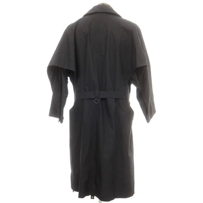 【中古】オム プリッセ イッセイミヤケ HOMME PLISSE ISSEY MIYAKE コットン ワイドシルエットコート ブラック【 表記なし（L位） 】【 状態ランクA 】【 メンズ 】