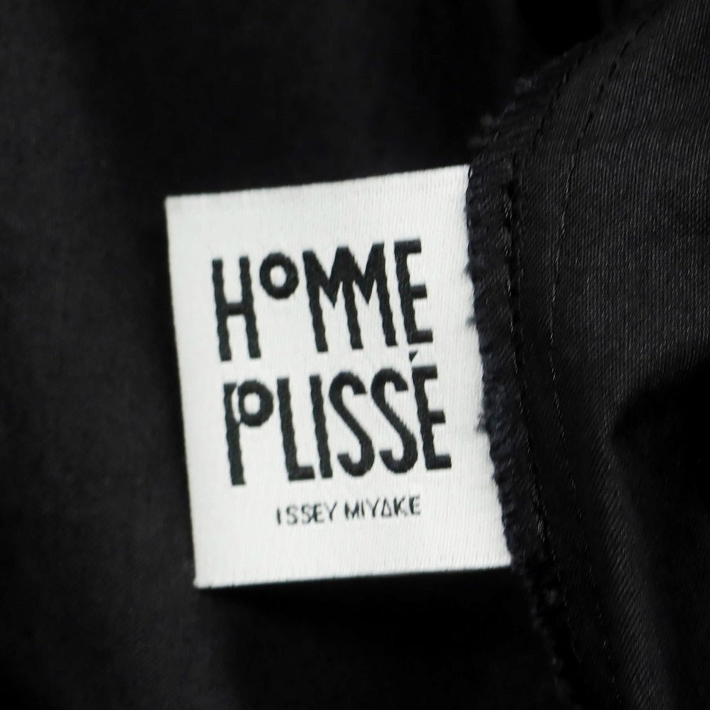 【中古】オム プリッセ イッセイミヤケ HOMME PLISSE ISSEY MIYAKE コットン ワイドシルエットコート ブラック【サイズ表記なし（L位）】【 状態ランクA 】【 メンズ 】 [DPD]