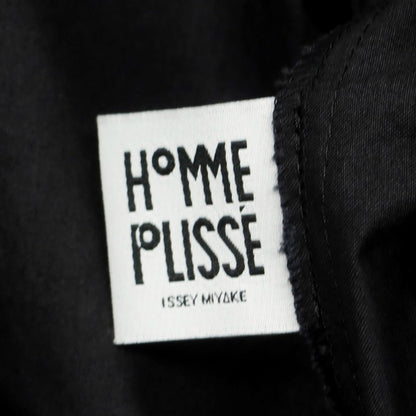 【中古】オム プリッセ イッセイミヤケ HOMME PLISSE ISSEY MIYAKE コットン ワイドシルエットコート ブラック【 表記なし（L位） 】【 状態ランクA 】【 メンズ 】