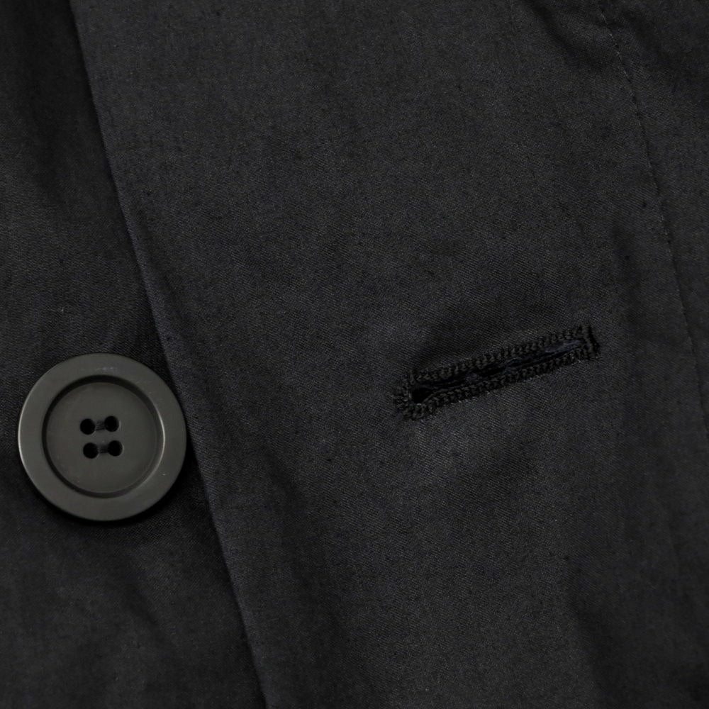 【中古】オム プリッセ イッセイミヤケ HOMME PLISSE ISSEY MIYAKE コットン ワイドシルエットコート ブラック【 表記なし（L位） 】【 状態ランクA 】【 メンズ 】