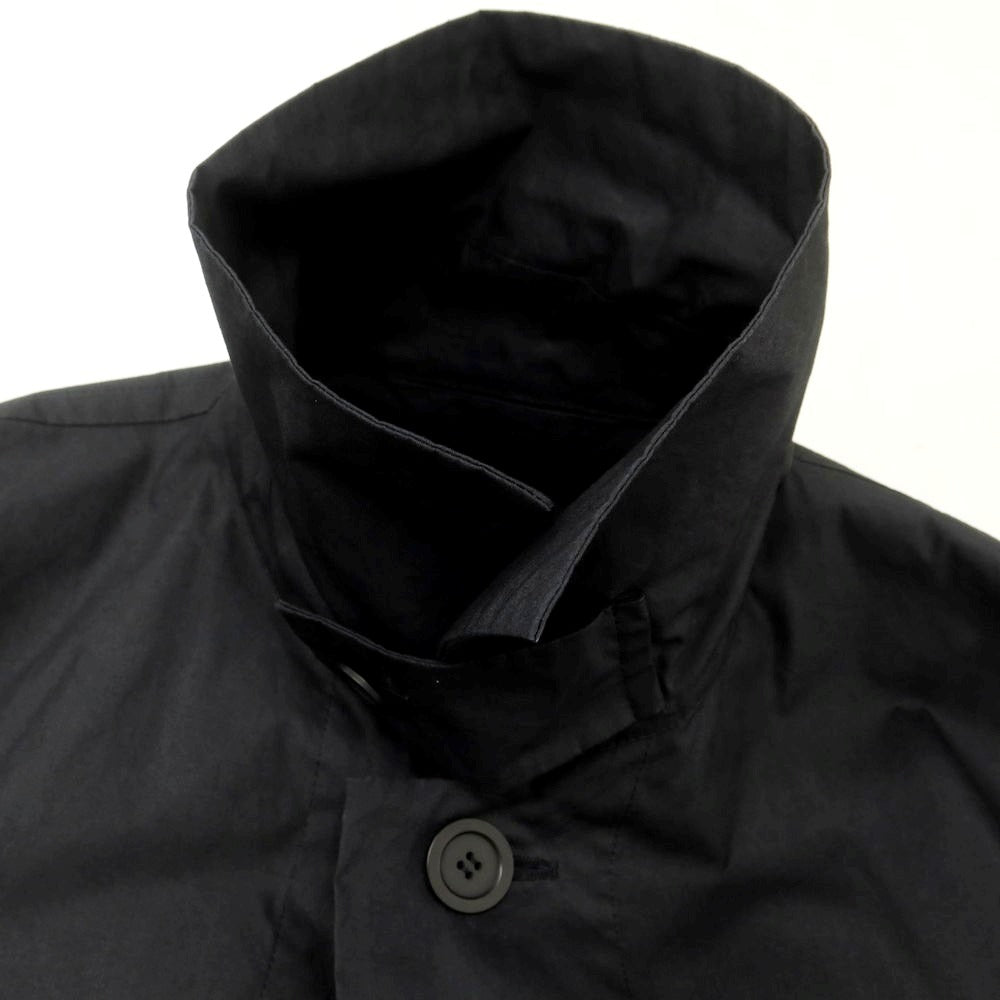 【中古】オム プリッセ イッセイミヤケ HOMME PLISSE ISSEY MIYAKE コットン ワイドシルエットコート ブラック【 表記なし（L位） 】【 状態ランクA 】【 メンズ 】