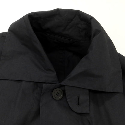 【中古】オム プリッセ イッセイミヤケ HOMME PLISSE ISSEY MIYAKE コットン ワイドシルエットコート ブラック【 表記なし（L位） 】【 状態ランクA 】【 メンズ 】