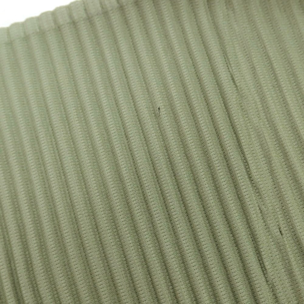 【中古】オム プリッセ イッセイミヤケ HOMME PLISSE ISSEY MIYAKE 2025年秋冬 ポリエステル系 プリーツ 長袖トップ オリーブ【 表記なし（L位） 】【 状態ランクD 】【 メンズ 】