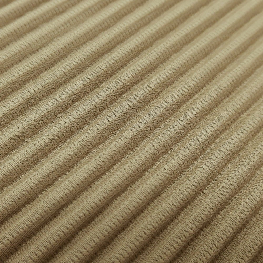 【中古】オム プリッセ イッセイミヤケ HOMME PLISSE ISSEY MIYAKE 2025年秋冬 ポリエステル系 プリーツ 長袖カットソー カーキベージュ系【 表記なし（L位） 】【 状態ランクA 】【 メンズ 】