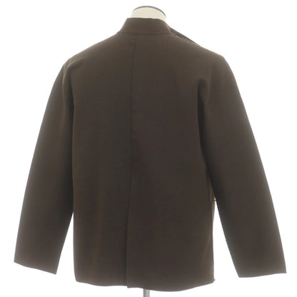 【中古】オム プリッセ イッセイミヤケ HOMME PLISSE ISSEY MIYAKE 2025年春夏 ポリエステル系 ニット カーディガン ダークブラウン【 表記なし（L位） 】【 状態ランクA 】【 メンズ 】