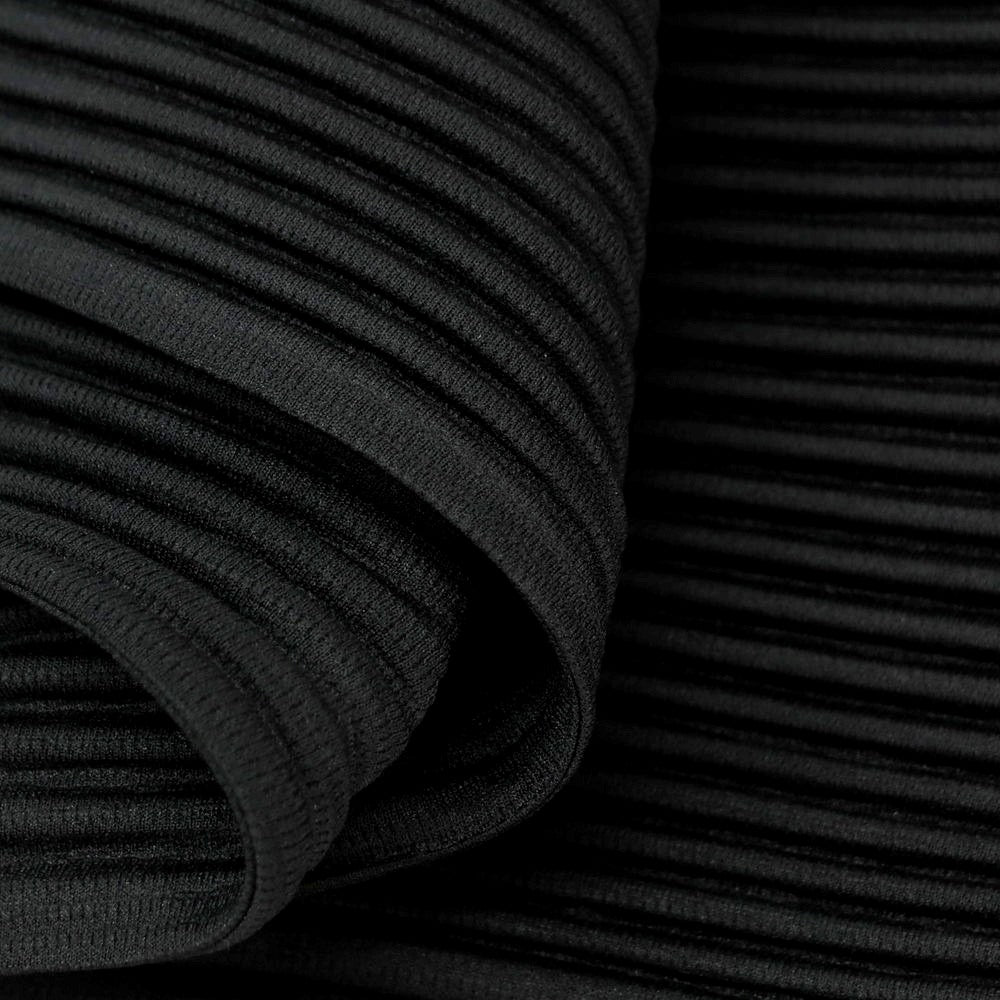 【中古】オム プリッセ イッセイミヤケ HOMME PLISSE ISSEY MIYAKE 2025年春夏 ポリエステル系 プリーツ イージーパンツ ブラック【 表記なし（L位） 】【 状態ランクA 】【 メンズ 】