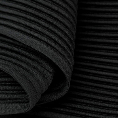 【中古】オム プリッセ イッセイミヤケ HOMME PLISSE ISSEY MIYAKE 2025年春夏 ポリエステル系 プリーツ イージーパンツ ブラック【 表記なし（L位） 】【 状態ランクA 】【 メンズ 】