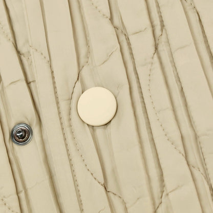 【中古】オム プリッセ イッセイミヤケ HOMME PLISSE ISSEY MIYAKE 2025年秋冬 プリーツ加工 キルティング 中綿ブルゾン ベージュ【サイズ表記なし（L位）】【 状態ランクB 】【 メンズ 】