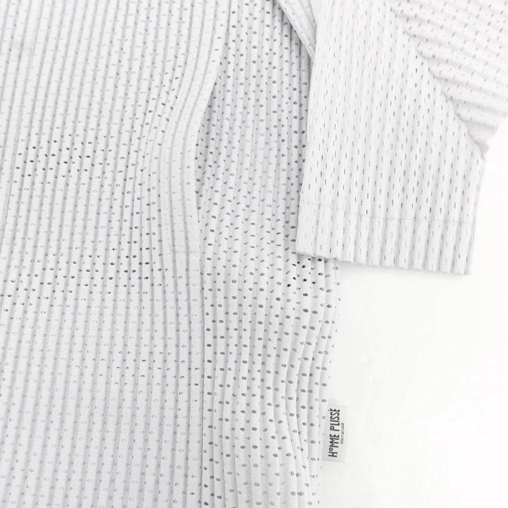【中古】オム プリッセ イッセイミヤケ HOMME PLISSE ISSEY MIYAKE ポリエステル その他ブルゾン ライトグレー【 表記なし（L位） 】【 状態ランクB 】【 メンズ 】 []