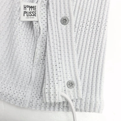 【中古】オム プリッセ イッセイミヤケ HOMME PLISSE ISSEY MIYAKE ポリエステル その他ブルゾン ライトグレー【 表記なし（L位） 】【 状態ランクB 】【 メンズ 】