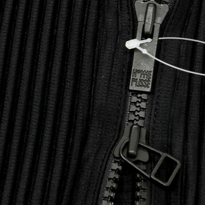 【中古】オム プリッセ イッセイミヤケ HOMME PLISSE ISSEY MIYAKE ポリエステル プリーツ加工 ワイドシルエットコート ブラック【 表記なし（L位） 】【 状態ランクA 】【 メンズ 】