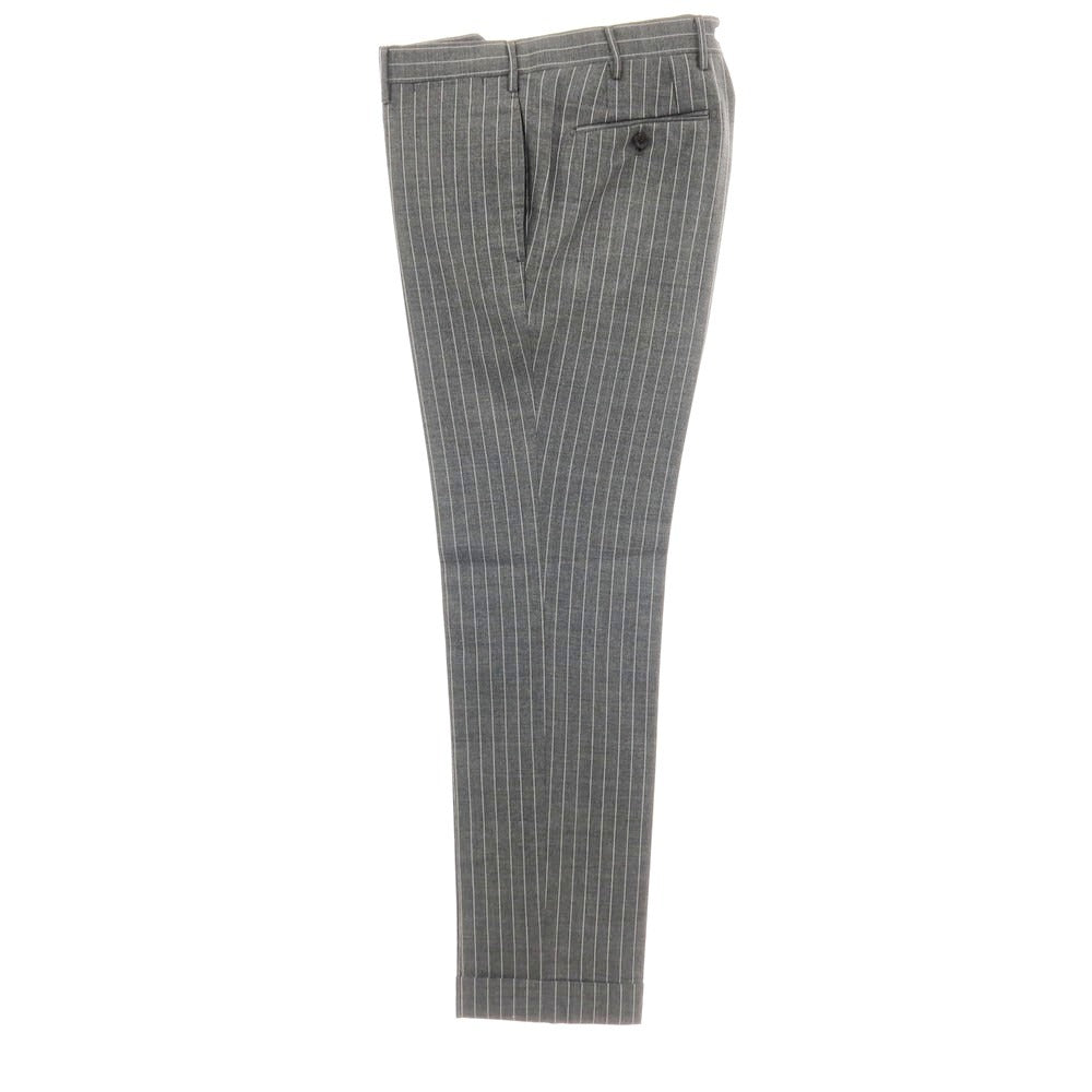 【中古】エストネーション ESTNATION ウール ストライプ 3つボタンスーツ グレー【サイズ46】【 状態ランクB 】【 メンズ 】