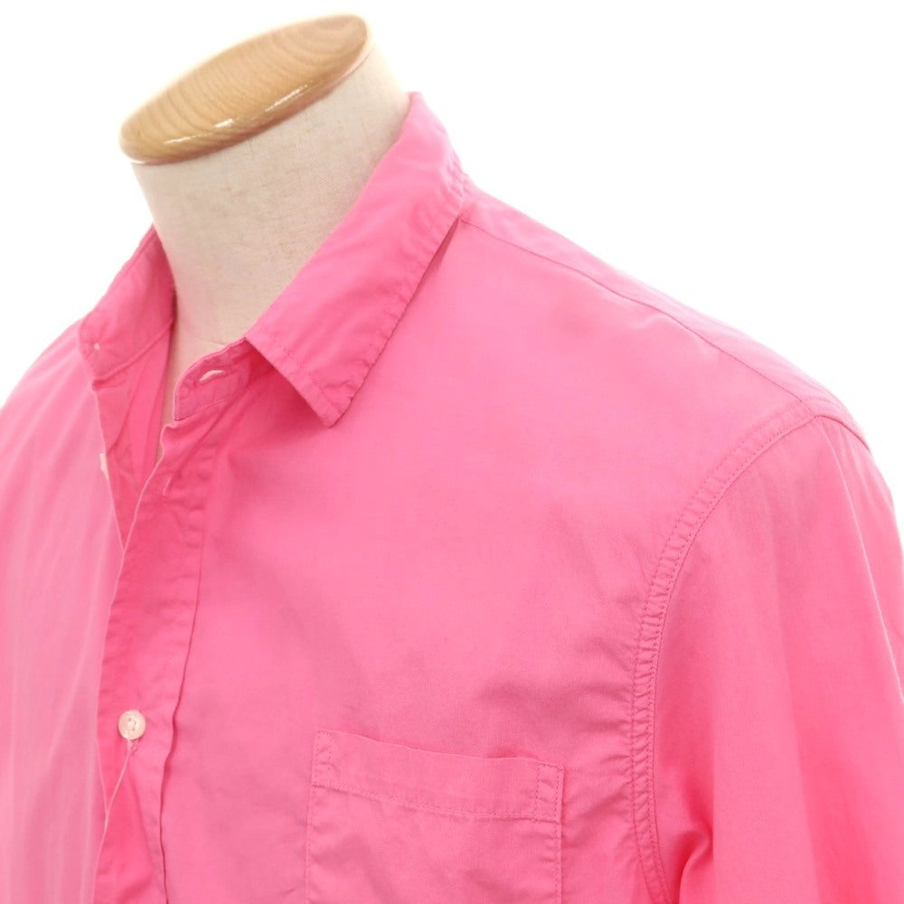 【中古】フランクアンドアイリーン Frank&amp;Eileen コットン ショートカラー カジュアルシャツ ピンク【 XS 】【 状態ランクB 】【 メンズ 】