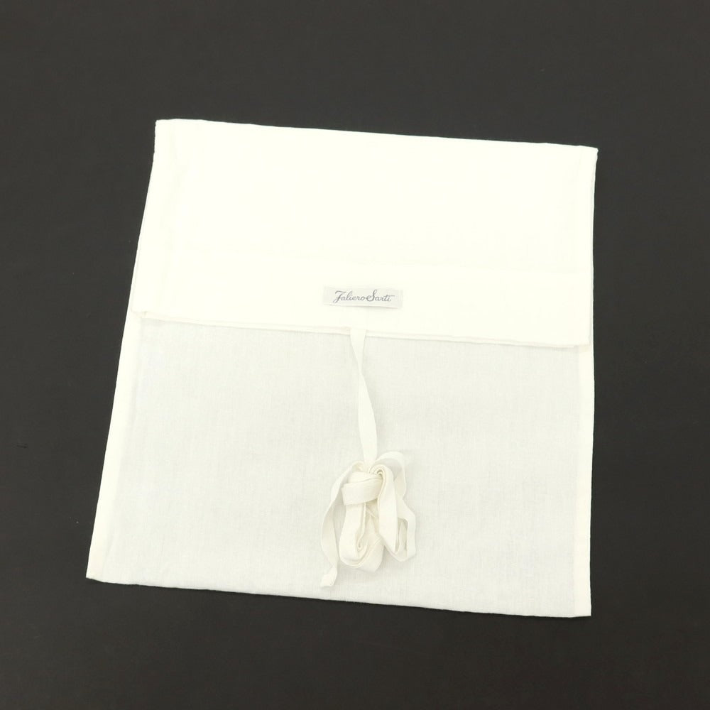 【中古】ファリエロサルティ Faliero Sarti コットン チェック ストール イエローxブルー【 状態ランクB 】【 ユニセックス 】[APD]