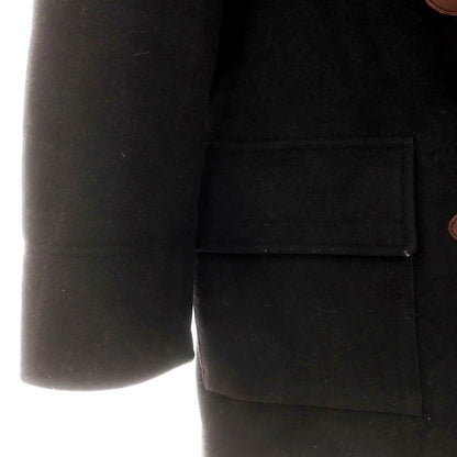 【中古】ヒューゴボス HUGO BOSS ウールナイロン ダッフルコート ブラウンブラック【 52 】【 状態ランクC 】【 メンズ 】