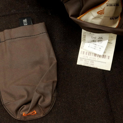 【中古】ヒューゴボス HUGO BOSS ウールナイロン ダッフルコート ブラウンブラック【 52 】【 状態ランクC 】【 メンズ 】