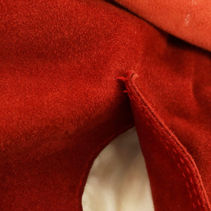 【中古】サルフラ Salfra ラム スエード ダブルジップ レザーブルゾン レッド【 50 】【 状態ランクC 】【 メンズ 】