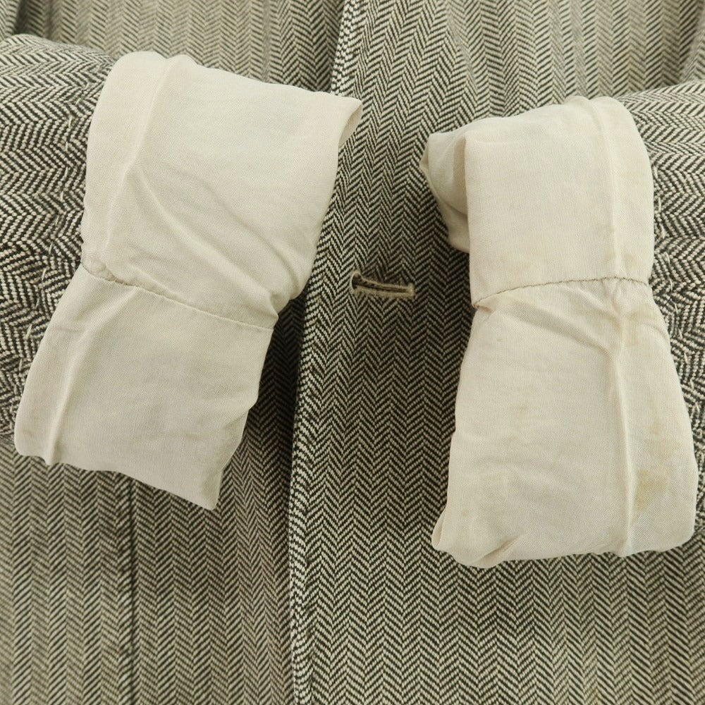 【中古】ボリオリ BOGLIOLI COAT コットン ヘリンボーン 3B カジュアルジャケット ダークベージュ【 52 】【 状態ランクC 】【 メンズ 】