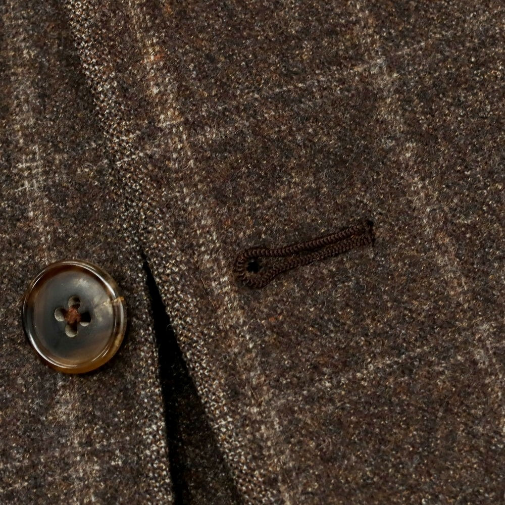 【中古】ベルベスト Belvest ウールカシミヤ チェック 3B テーラードジャケット ダークブラウン【 52 】【 状態ランクC 】【 メンズ 】