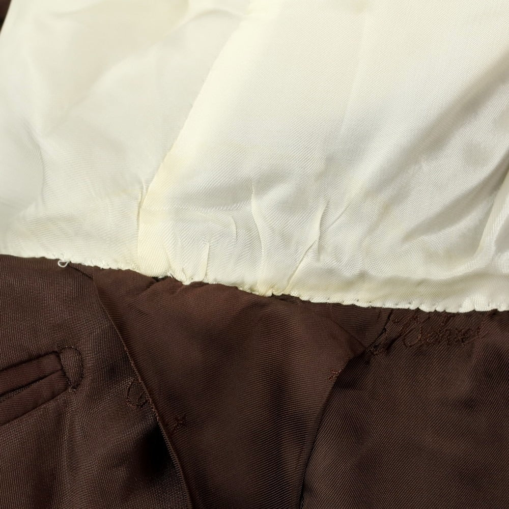 【中古】ベルベスト Belvest ウールカシミヤ チェック 3B テーラードジャケット ダークブラウン【 52 】【 状態ランクC 】【 メンズ 】