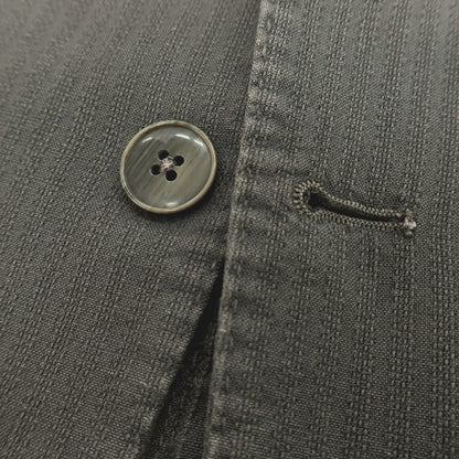 【中古】エルビーエム1911 L.B.M.1911 コットンリネン 2B カジュアルジャケット ダークグレー【 52 】【 状態ランクC 】【 メンズ 】